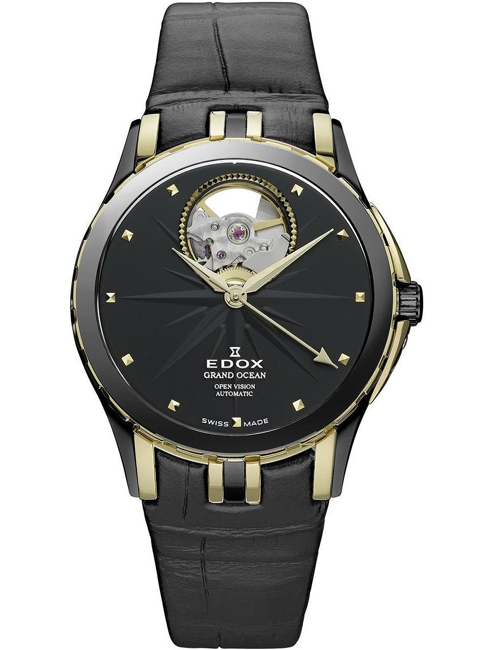 EDOX 85012-357JN-NID Analoguhr Armbanduhr 36 mm ansicht-2
