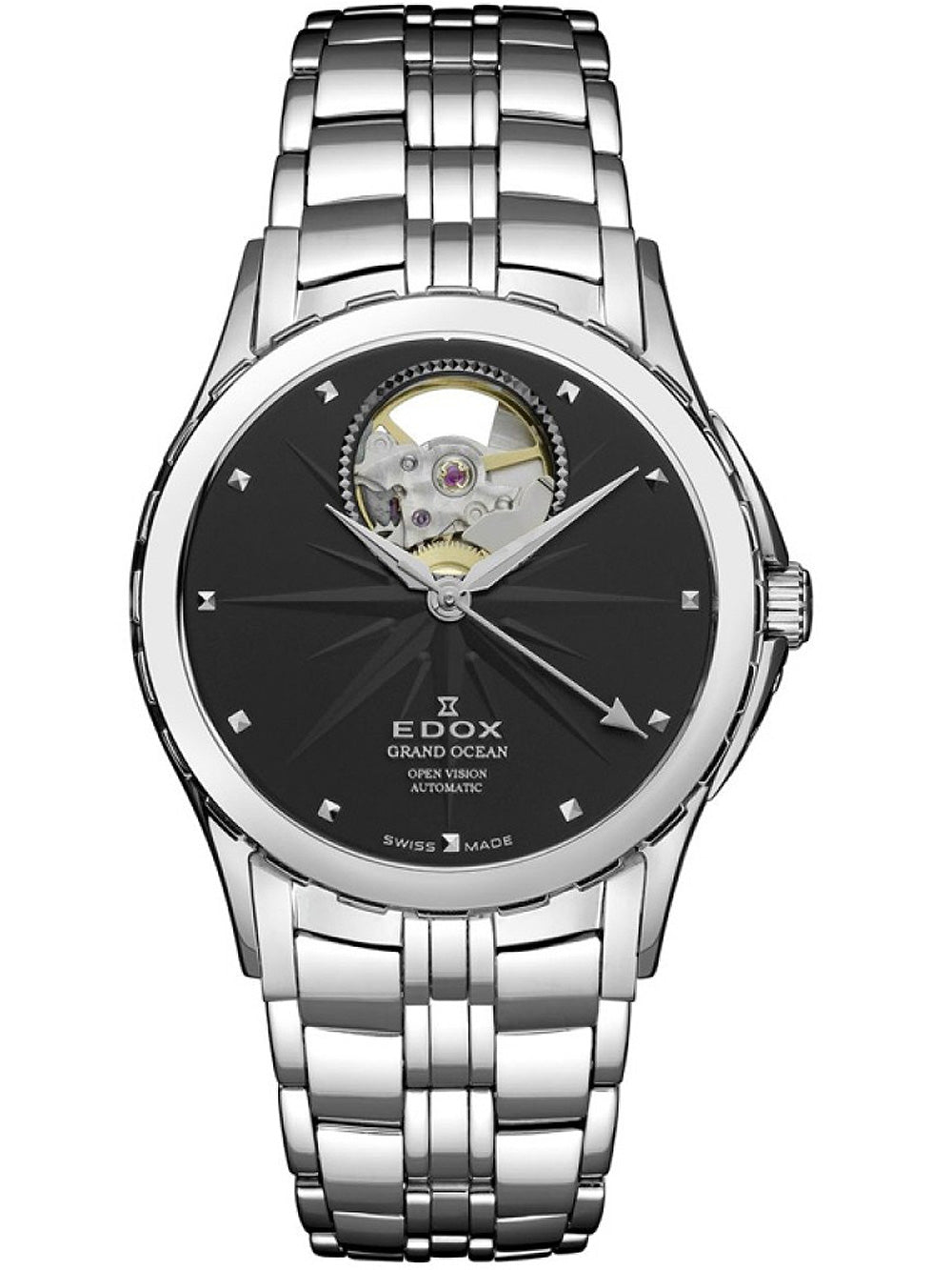EDOX 85013-3-NIN Analoguhr Armbanduhr 36 mm ansicht-2