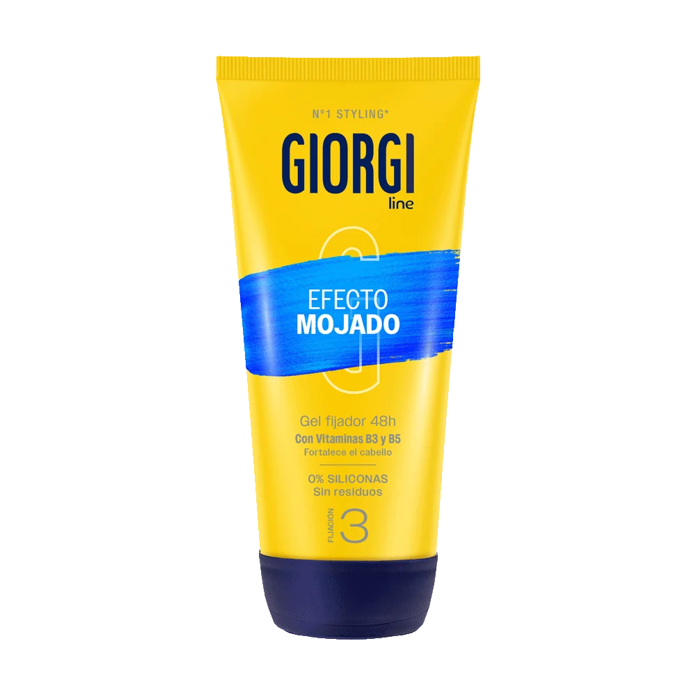 GIORGI LINE Efecto Mojado Gel Fijador Extrafuerte N3 240 ml Haarstyling Gel Kosmetik