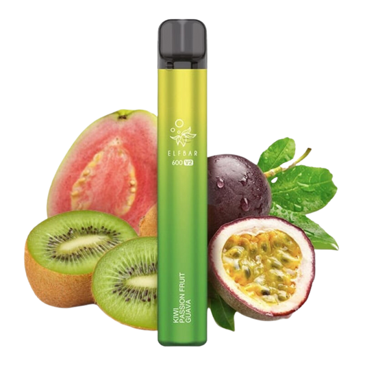 ELFBAR 600 V2 Kiwi Passionfruit Guave - Candyshop.ch