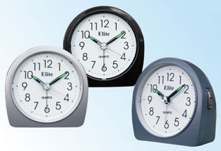 ELITE SVEGLIA ANALOGICA BLU / BLUE ALARM CLOCK T 1923BL Analoguhr Armbanduhr Blau