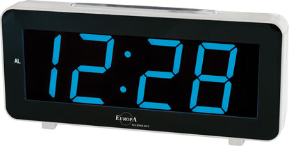 ELITE Sveglia LED a corrente (cavetto USB e spina inclusi) - ARGENTO - LED alarm clock powered by electricity (USB cable and plug included) - SILVER DV640_S Multifunction Armbanduhr Silber ansicht-3