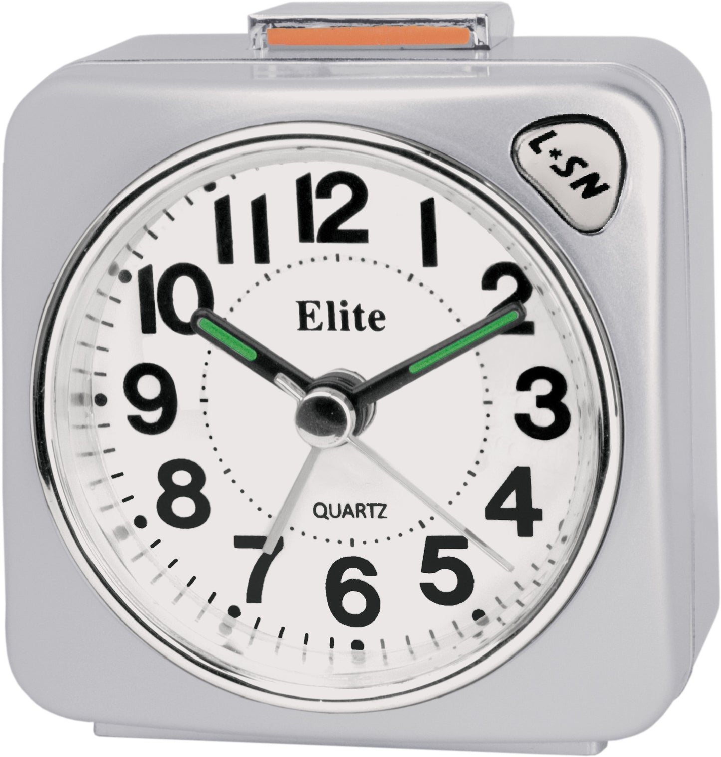ELITE Sveglia silent con luce e snooze - ARGENTO - Silent alarm clock with light and snooze - SILVER RS7150_S Multifunction Armbanduhr Silber ansicht-3