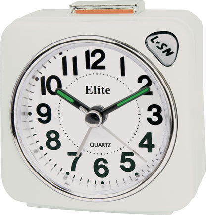 ELITE Sveglia silent con luce e snooze - BIANCO - Silent alarm clock with light and snooze - WHITE RS7150_W Multifunction Armbanduhr Weiss ansicht-3