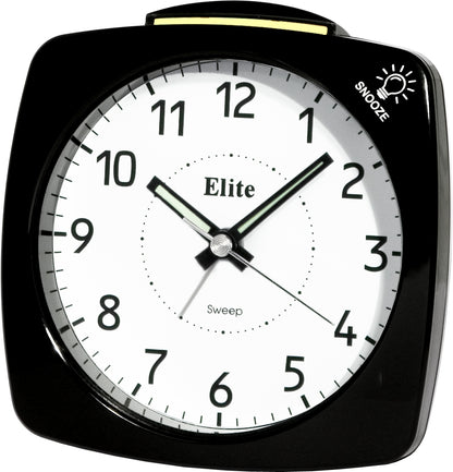 ELITE Sveglia silent con luce e snooze - NERO - Silent alarm clock with light and snooze - BLACK ST4500_B Multifunction Armbanduhr Schwarz