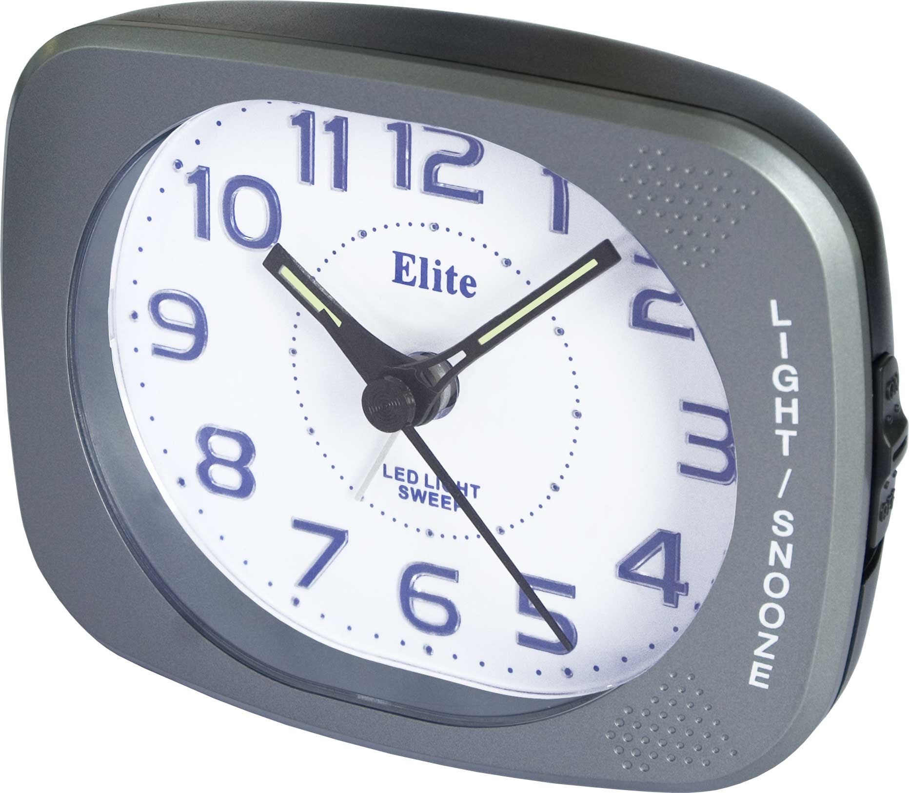 ELITE Sveglia silent con luce LED e snooze - ANTRACITE - Silent alarm clock with LED light and snooze - GREY ST5520_G Multifunction Armbanduhr Grau ansicht-3