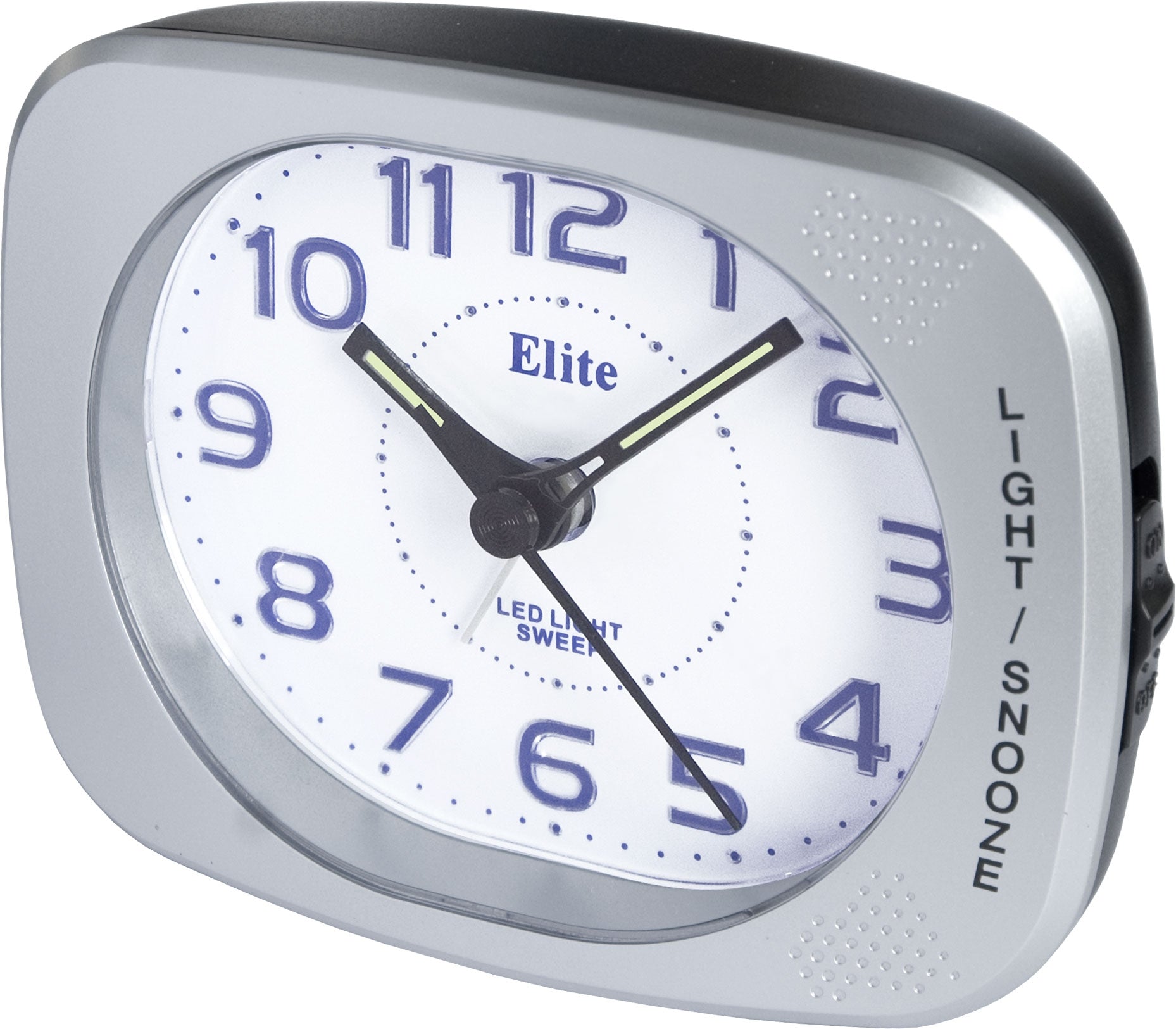ELITE Sveglia silent con luce LED e snooze - ARGENTO - Silent alarm clock with LED light and snooze - SILVER ST5520_S Multifunction Armbanduhr Silber ansicht-3