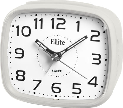 ELITE Sveglia silent con luce LED e snooze - BIANCO - Silent alarm clock with LED light and snooze - WHITE ST5630_W Multifunction Armbanduhr Weiss