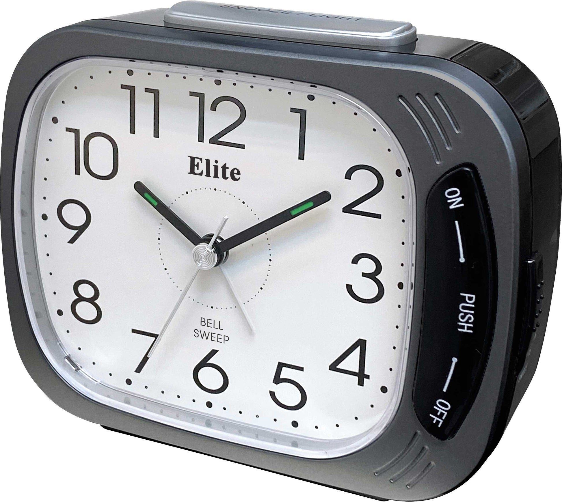 ELITE Sveglia silent. suoneria su campanello. luce. snooze - ANTRACITE - Silent alarm clock. bell ring. light. snooze - GREY ST5650_G Multifunction Armbanduhr Grau ansicht-3