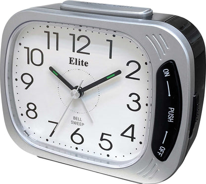 ELITE Sveglia silent. suoneria su campanello. luce. snooze - ARGENTO - Silent alarm clock. bell ring. light. snooze - SILVER ST5650_S Multifunction Armbanduhr Silber ansicht-3