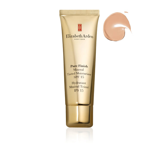 Elizabeth Arden Elizabeth Arden, Pure Finish, Feuchtigkeitsspendend, Getönte Feuchtigkeitscreme, 02, Licht, SPF 15, 50 ml *Te