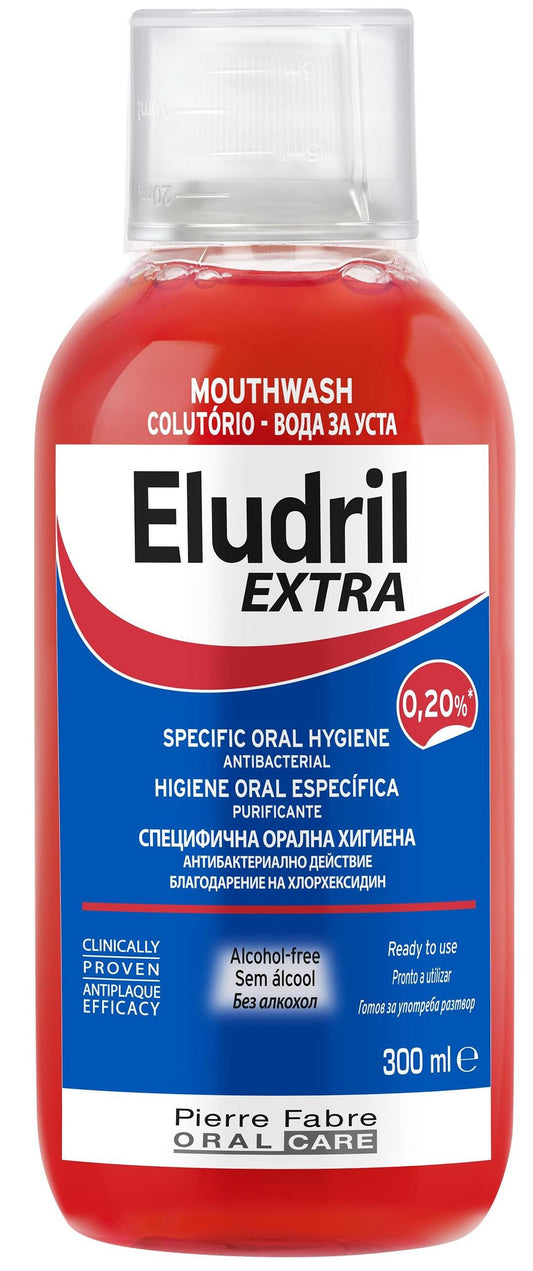 Eludril Antibacterial Mundwasser 300 ml – Effektive Mundpflege für frischen Atem