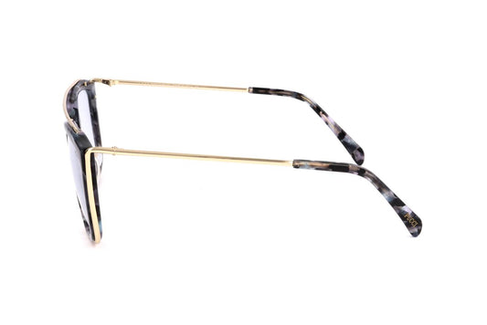 EMILIO PUCCI SUNGLASSES EP0044-O COLOURED HAVANA Damen Sonnenbrille in Rot UV400 EP0044-O-55V – Seitenansicht