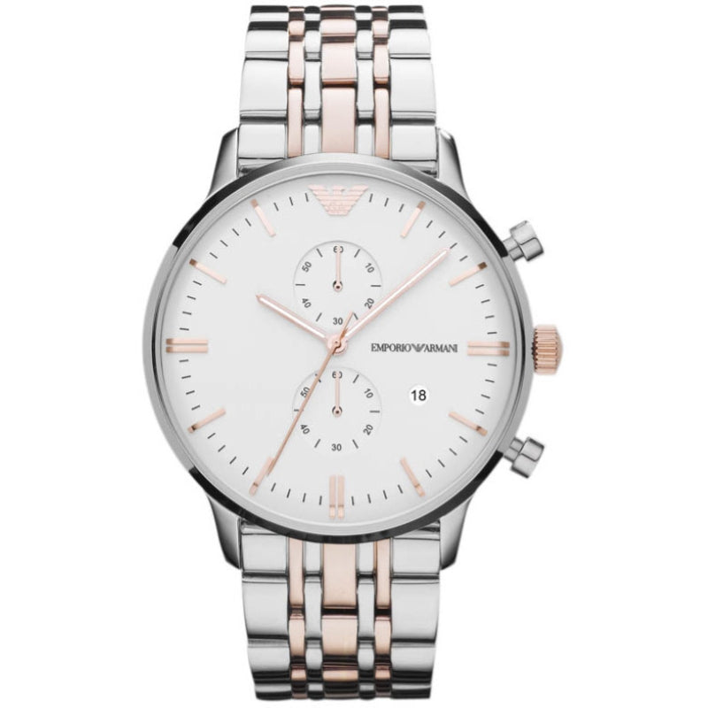 EMPORIO ARMANI AR0399 Chronograph Armbanduhr 43 mm ansicht-3