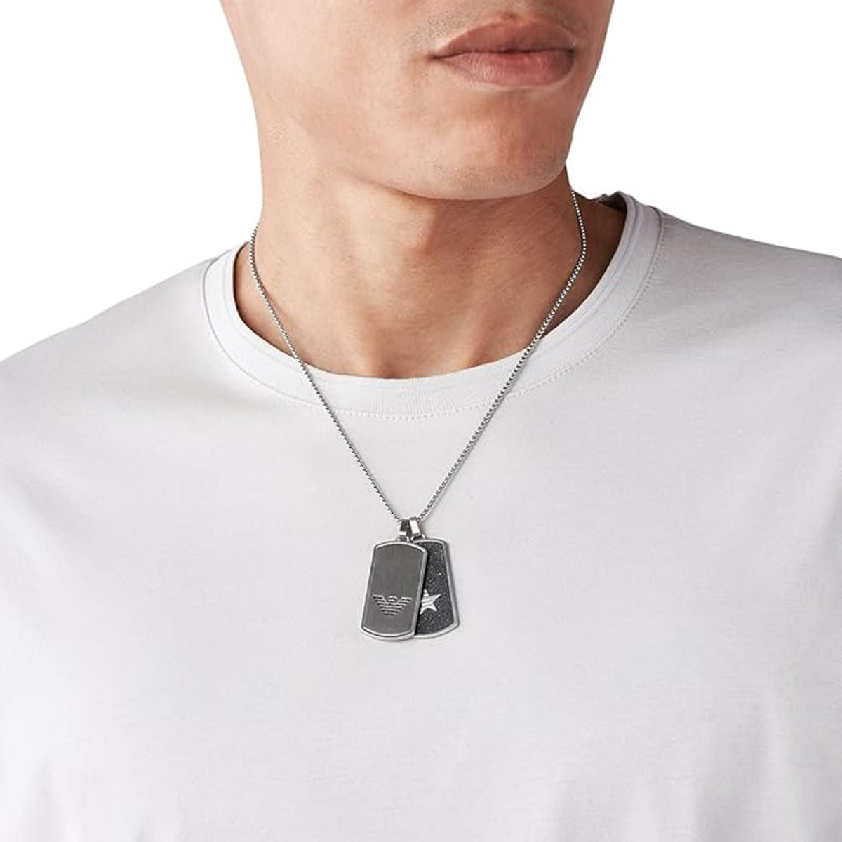 EMPORIO ARMANI JEWELS EAGLE LOGO EGS2675040 Schmuck Edelstahl ansicht-2