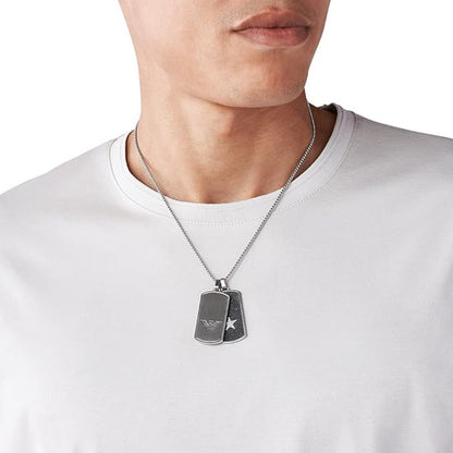 EMPORIO ARMANI JEWELS EAGLE LOGO EGS2675040 Schmuck Edelstahl ansicht-2