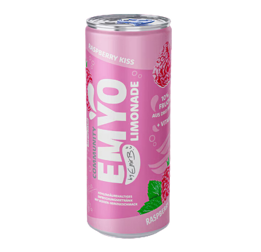 EMYO Limonade Raspberry Kiss 330ml - Candyshop.ch