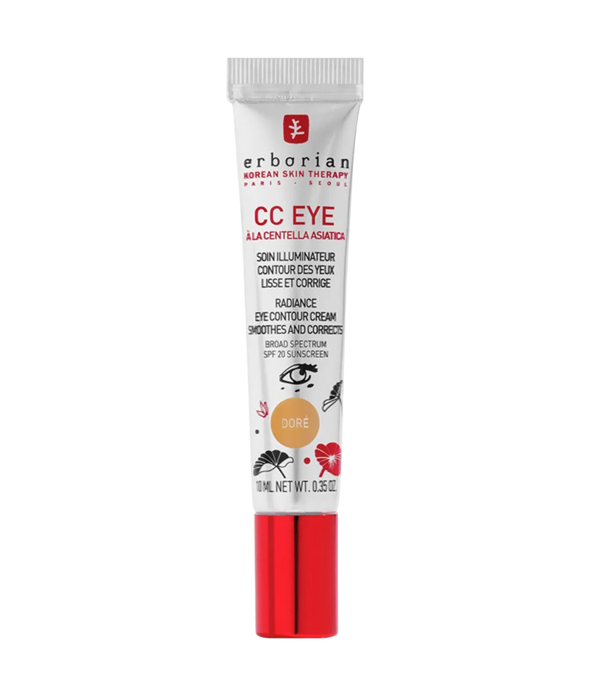 Erborian Erborian, CC, Strahlkraft, Augencreme Concealer, Dore, 10 ml Regular