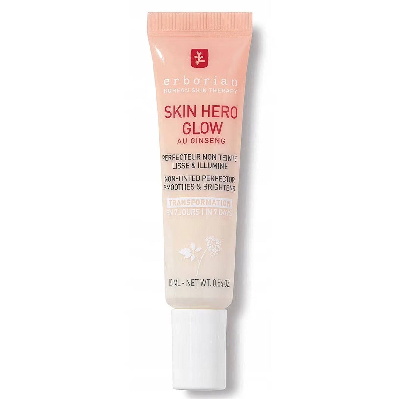 Erborian Erborian, Skin Hero, Ginseng, Glättend & aufhellend, Emulsion, Für das Gesicht, 15 ml Regular