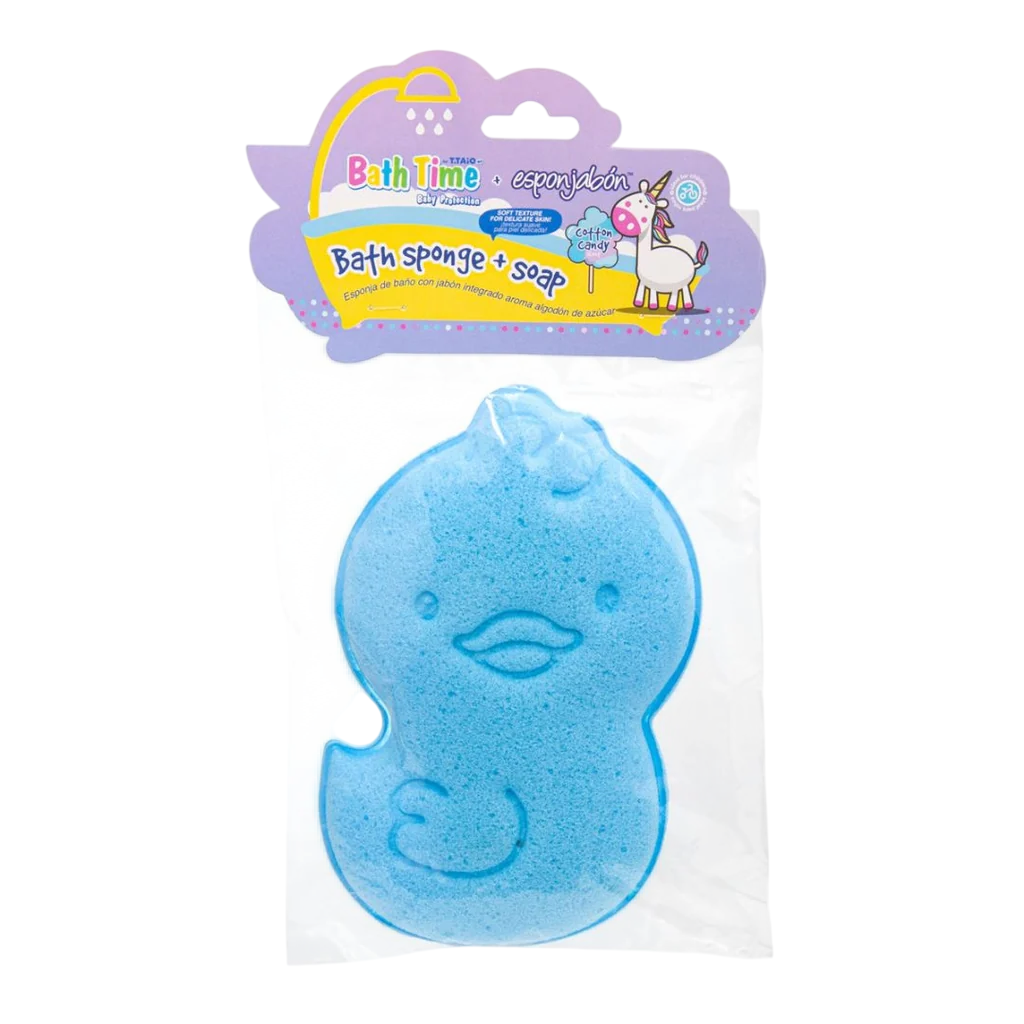 Esponjabon Esponjabon, Cotton Candy, Cleansing & Exfoliating, Feinschmecker, Seife und Schwamm 2-in-1, Körper Regular