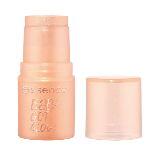 Essence Baby Got Glow Highlighter-Stift Golden Aura – Strahlender Teint, 5.5 g