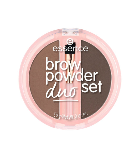Essence Essence, Duo Set, Matt, Augenbrauenpuder, 02, Mittel, 1.8 g Regular