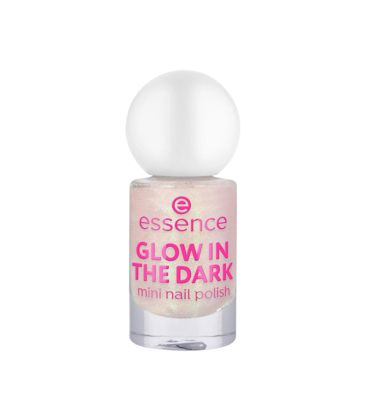 Essence Nagellack Essence, Glow In The Dark, Glow In The Dark & Shimmery, Nail Polish, 14, Light Pink With Gold Shimmer, 5 ml