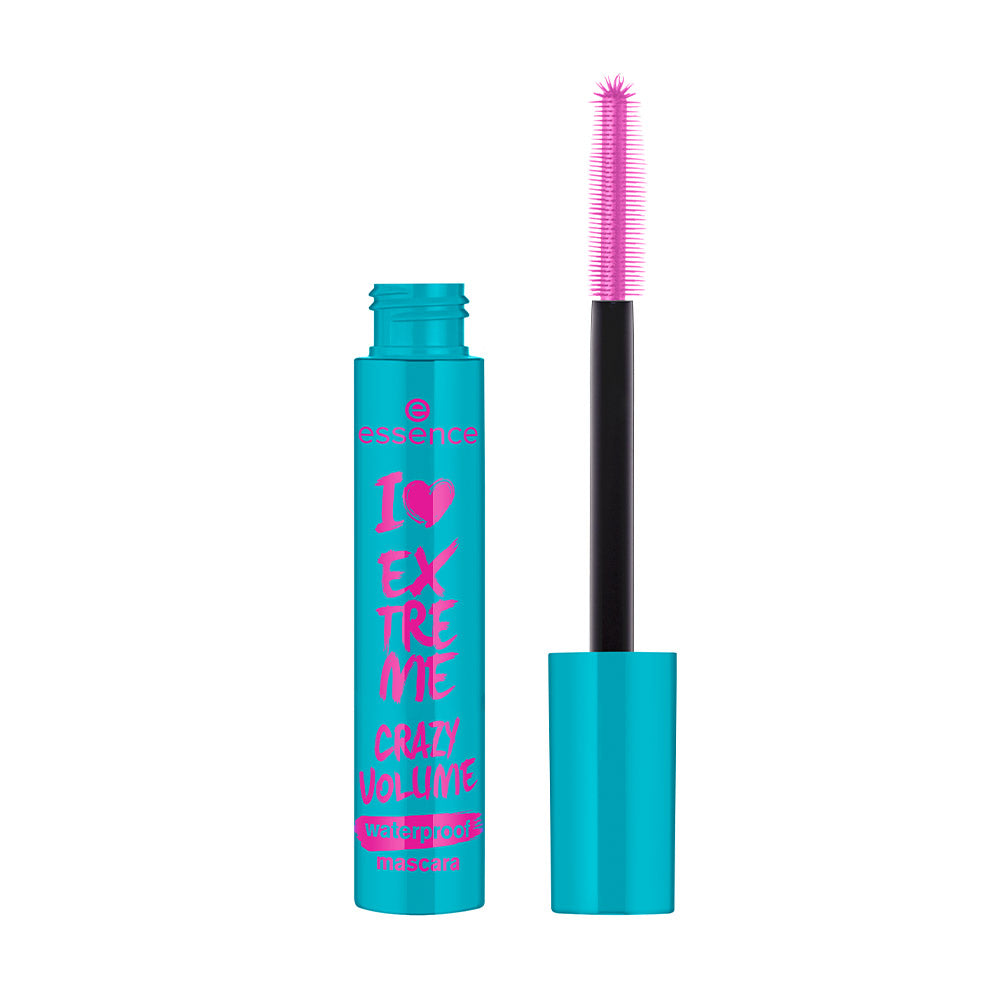 Essence Essence, I Love Extreme Crazy Volume, Wasserdicht, Volumen, Wimperntusche, Schwarz, 12 ml Regular