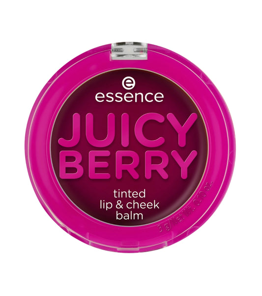 Essence Juicy Berry Tinted Lippen- und Wangenbalsam 2-in-1 Violett – sanfte Farbe & Pflege