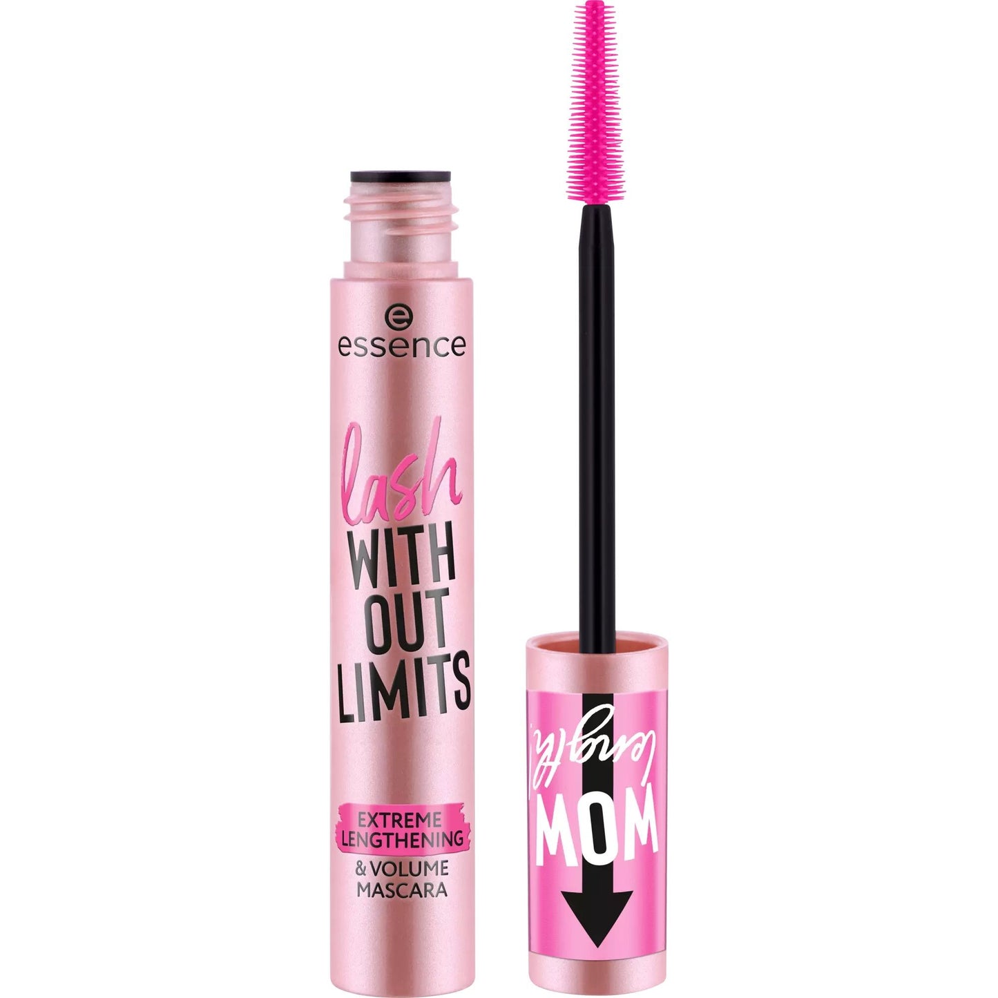 Essence Lash Without Limits – Wimperntusche für extremes Volumen & Länge, Schwarz 13 ml