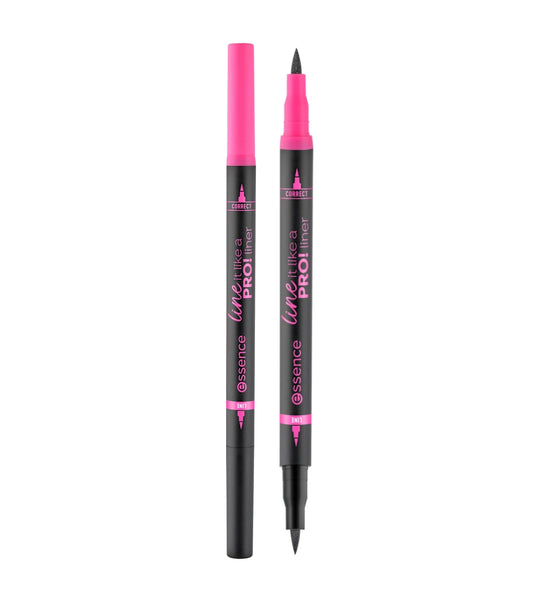 Essence Line It Like a Pro! Flüssiger Eyeliner 01 Schwarz – Präzise Konturen & langanhaltend