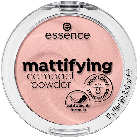 Essence Mattifying Compact Powder 10 Hellbeige – Mattes Finish & langanhaltend