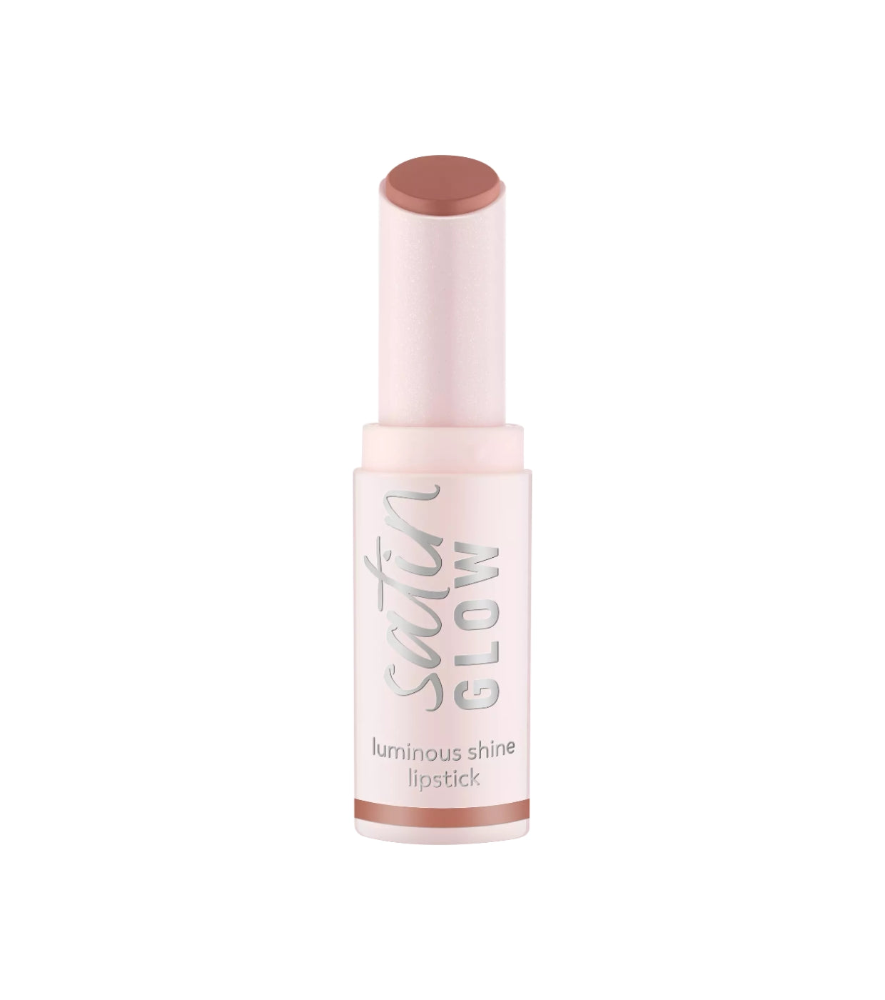 Essence Satin Glow Creme-Lippenstift 01 Whole Latte Love – Langanhaltender, strahlender Glow