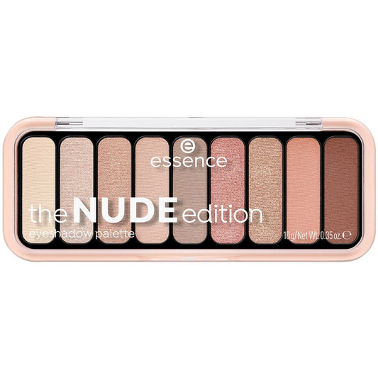 Essence Essence, The Nude Edition, Lidschattenpalette, 10, 9 Schattierungen, 10 g Regular