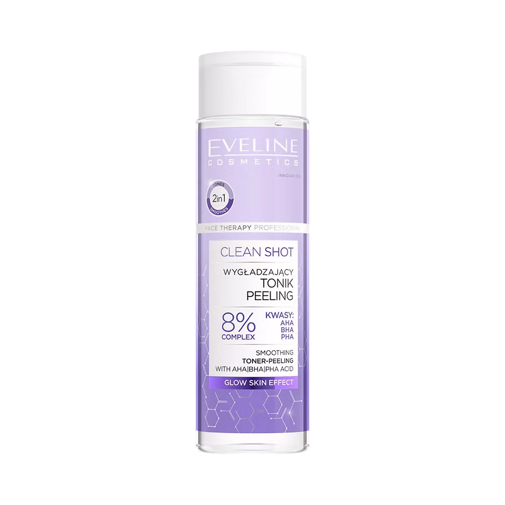 Eveline Cosmetics Eveline Cosmetics, Clean Shot, Schälen, Gesichtswasser, Für das Gesicht, 200 ml Regular
