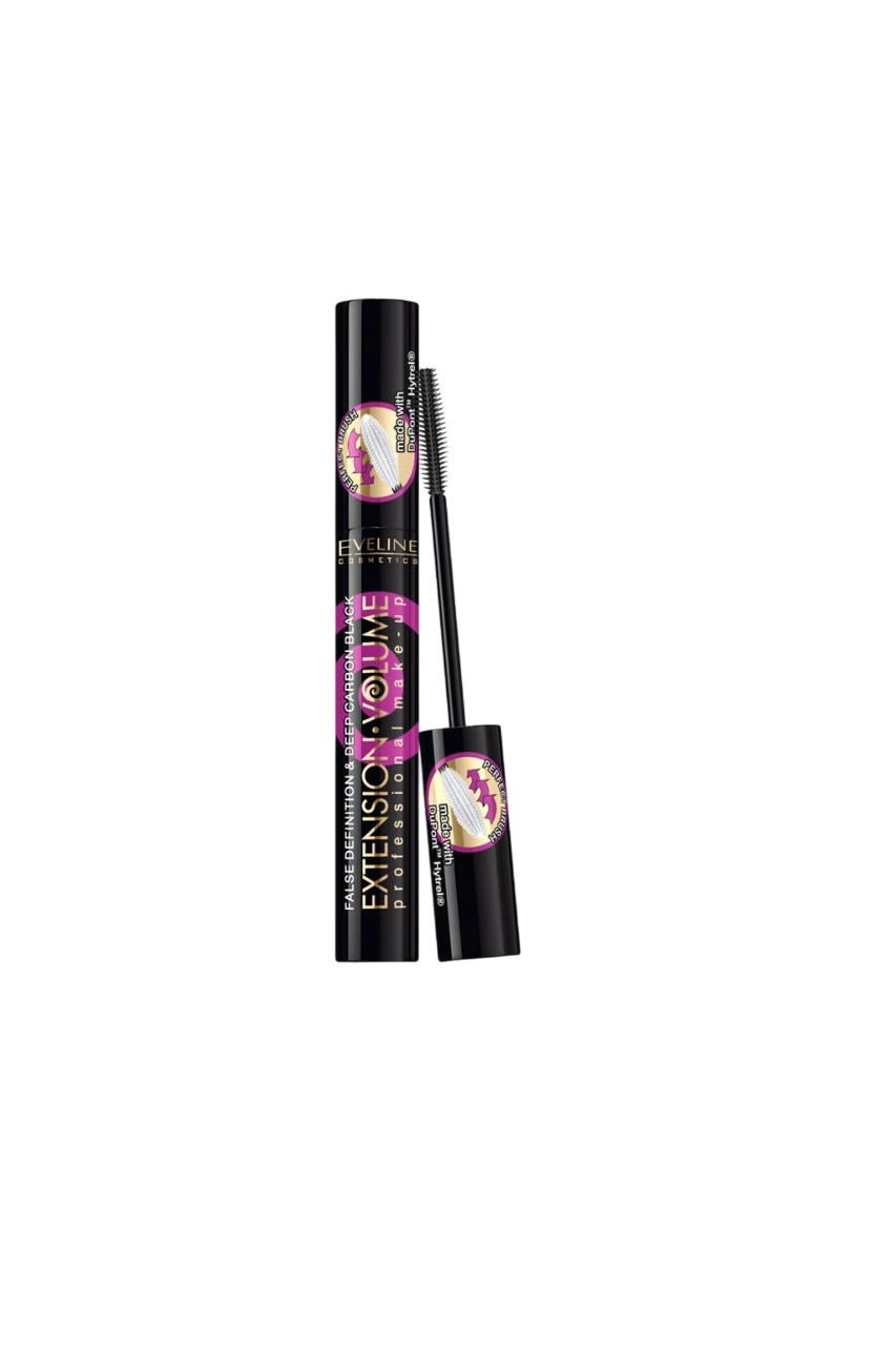 Eveline Cosmetics Eveline Cosmetics, Extension Volume 4D, Verdickung, Wimperntusche, Schwarz, 10 ml Regular