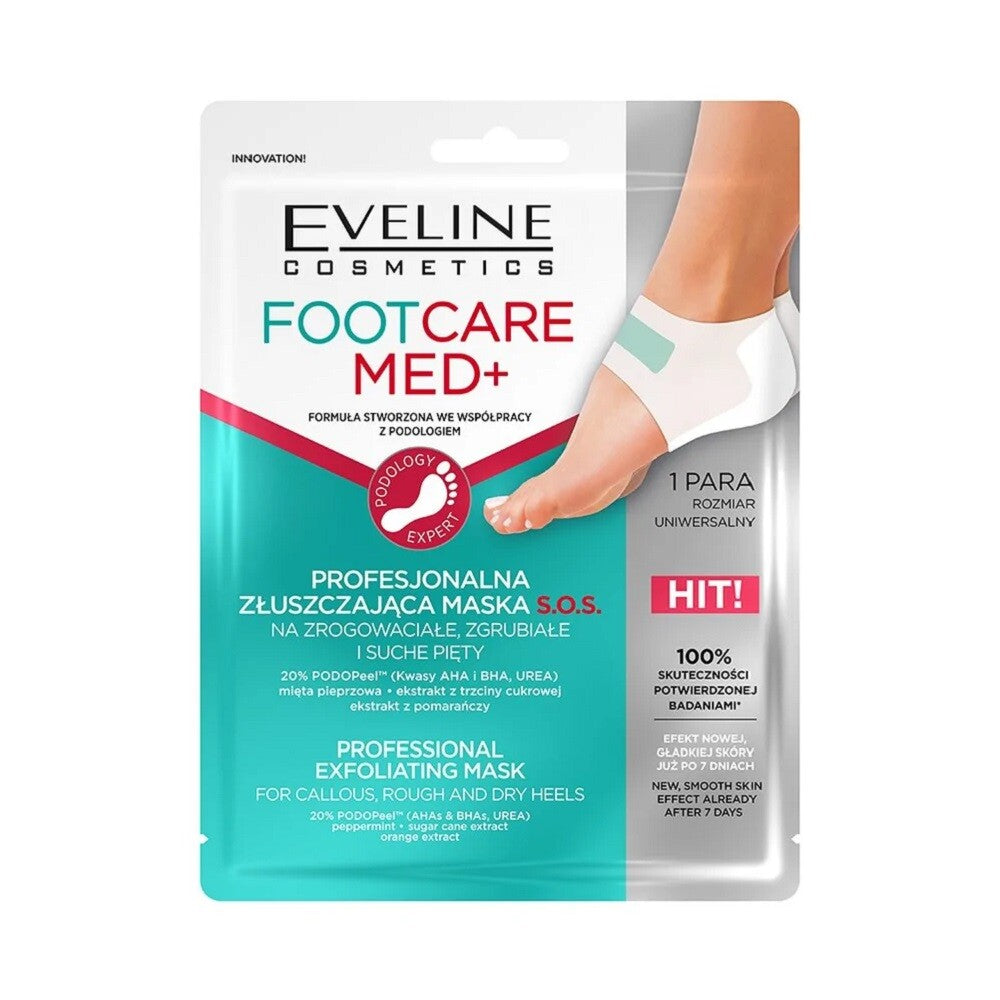 Eveline Cosmetics Eveline Cosmetics, Foot Care Med, Peeling, Fußmaskenblatt, 2 stk Regular