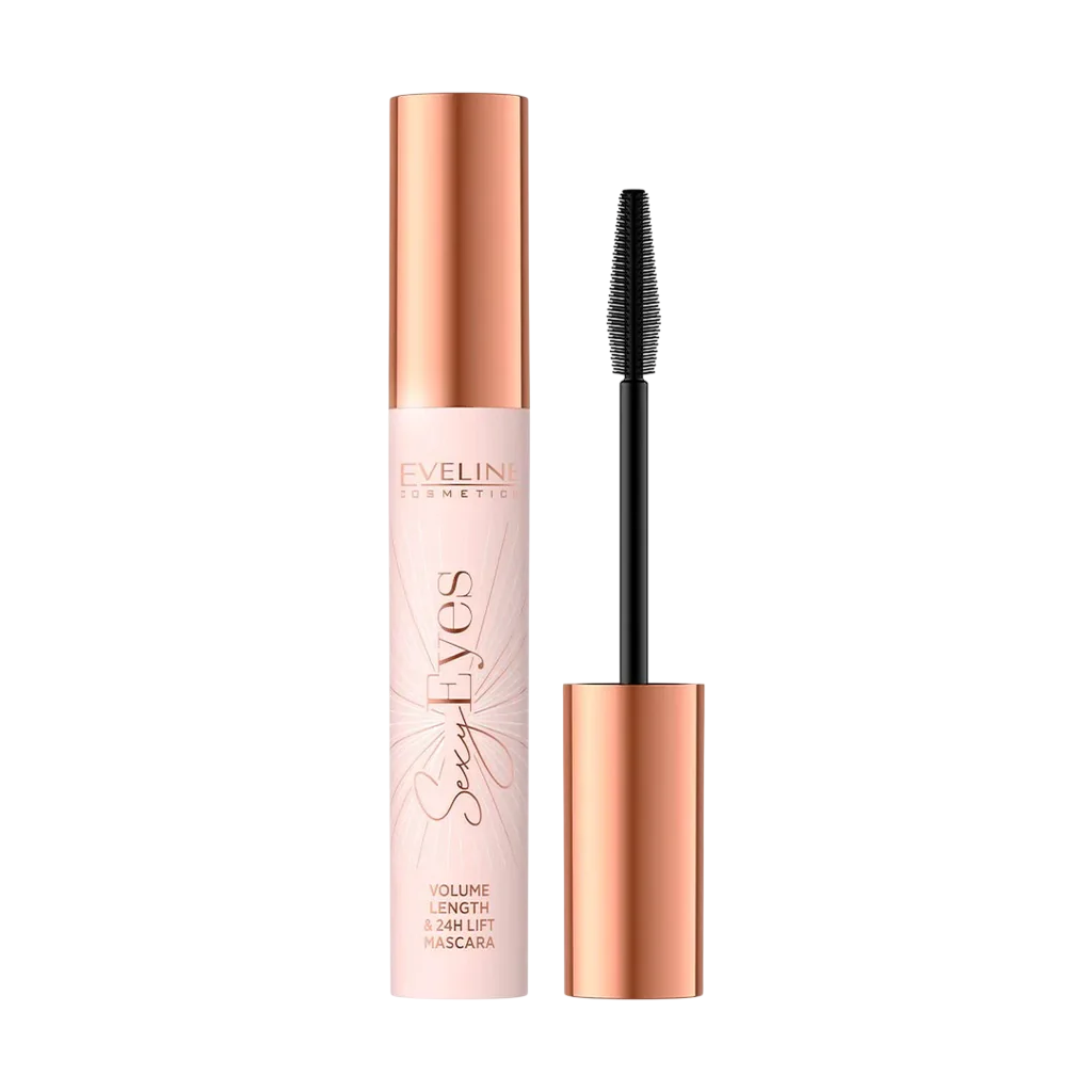 Eveline Cosmetics Eveline Cosmetics, Sexy Eyes, Volumen, Verlängerung, Wimperntusche, Schwarz, 8 ml Regular