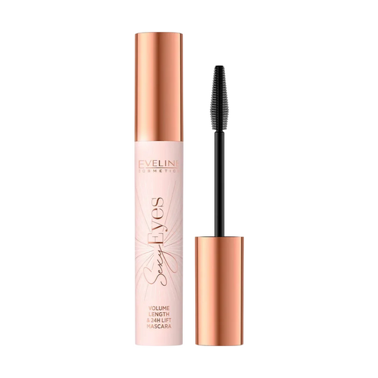 Eveline Cosmetics Eveline Cosmetics, Sexy Eyes, Volumen, Verlängerung, Wimperntusche, Schwarz, 8 ml Regular