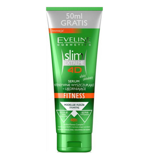 Eveline Cosmetics Eveline Cosmetics, Slim Extreme 4D, Anti-Cellulite & Schlankheits, Körperserum, Täglich, 250 ml Regular