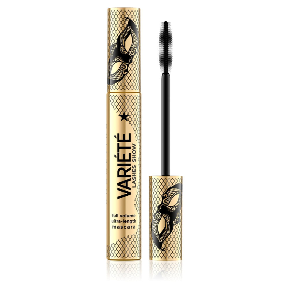 Eveline Cosmetics Eveline Cosmetics, Variete, Volles Volumen, Wimperntusche, Schwarz, 10 ml Regular