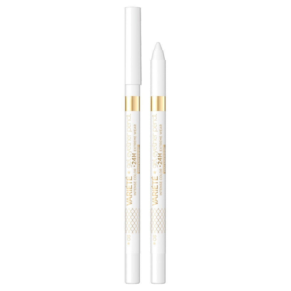 Eveline Cosmetics Eveline Cosmetics, Variete, Wasserdicht, Gel-Kajalstift, 08, Weiß, 1.3 g Regular