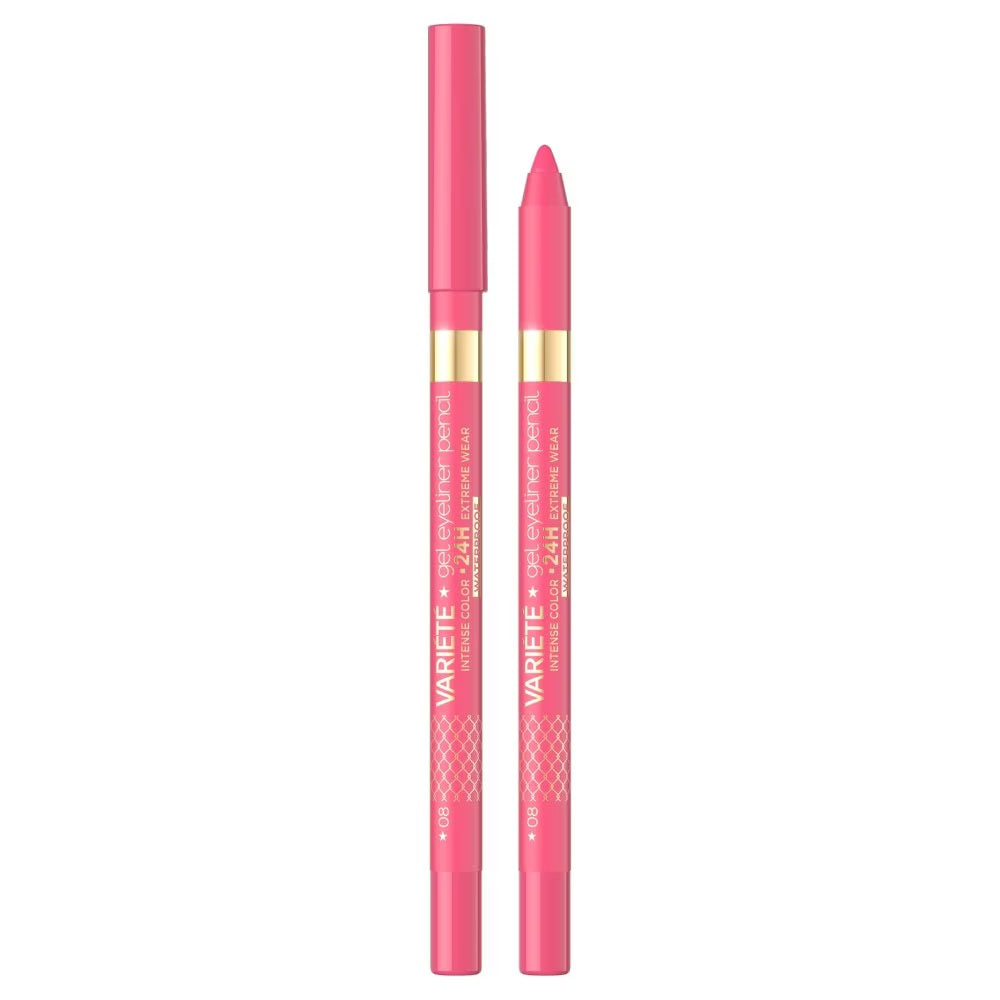 Eveline Cosmetics Eveline Cosmetics, Variete, Wasserdicht, Gel-Kajalstift, 09, Rosa, 1.3 g Regular