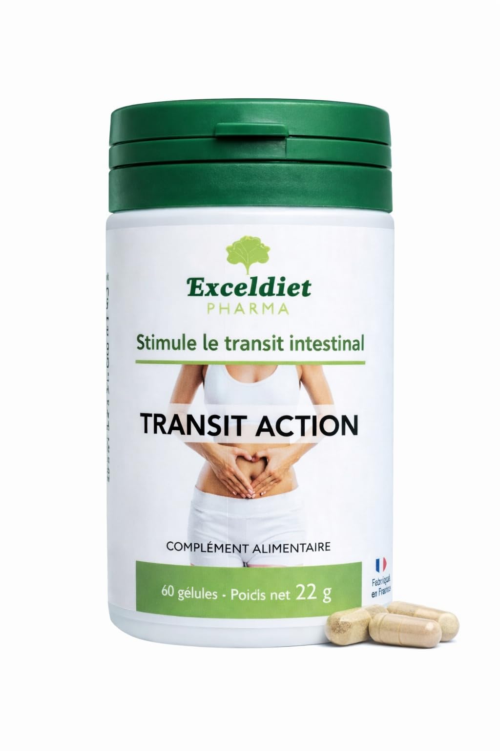 Exceldiet Pharma Exceldiet Pharma, Transit Action, Fights Occasional Constipation & Regulates Slow Transit, Kapseln, 60 Capsu