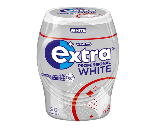 Wrigleys Extra Professional White 50 zuckerfreie Kaugummi