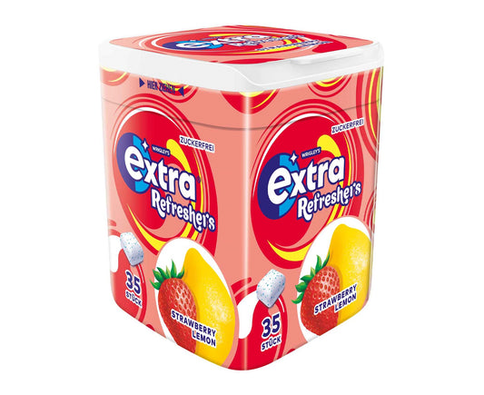Wrigleys Extra Refreshers Strawberry Lemon 35 zuckerfreie Kaugummi