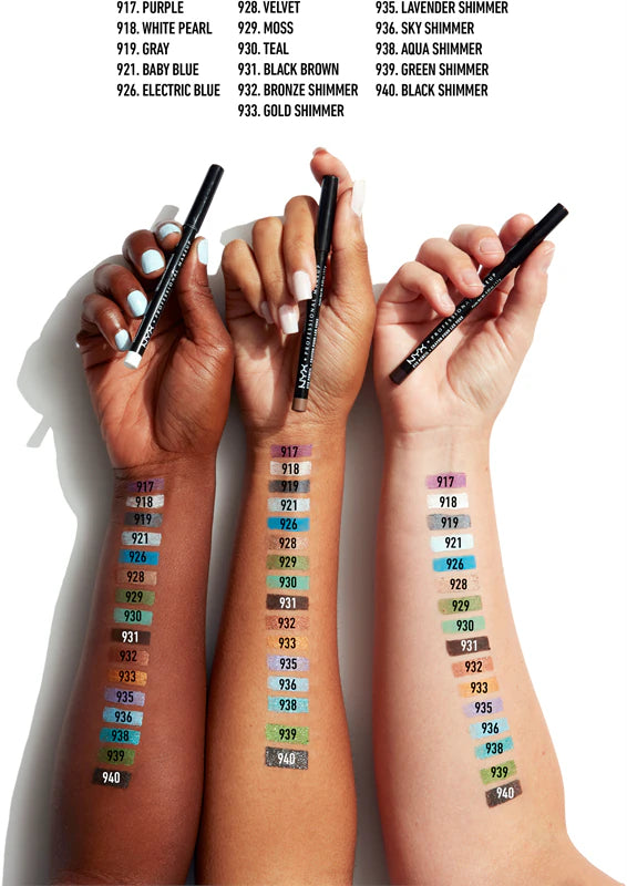 NYX Professional Makeup Slim Eye Pencil Seafoam Green – Grüner Kajal & Eyeliner 1,2 g