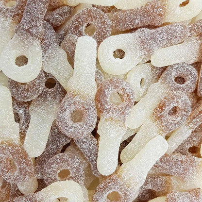 Frisia Vegane saure Cola Fruchtgummi Schnuller 1 Kg
