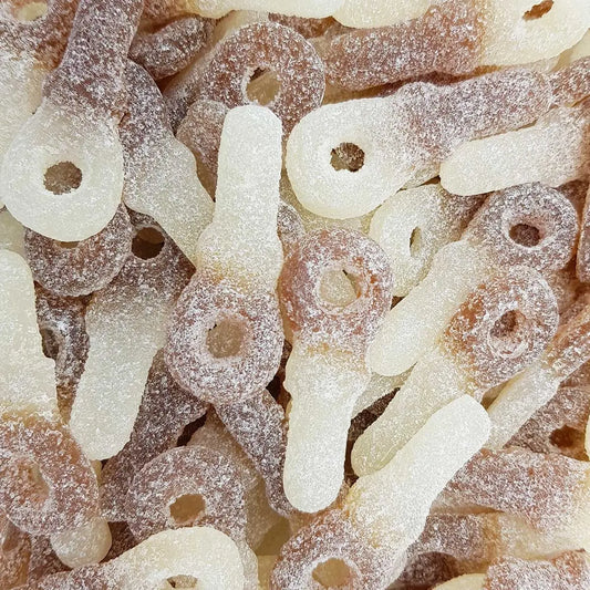 Frisia Vegane saure Cola Fruchtgummi Schnuller 1 Kg
