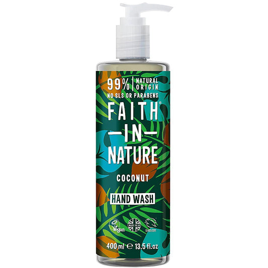 Faith In Nature Faith In Nature, Coconut, 99% Natürliche Zutaten, Reinigung, Flüssigseife, Für Hände, 400 ml Regular